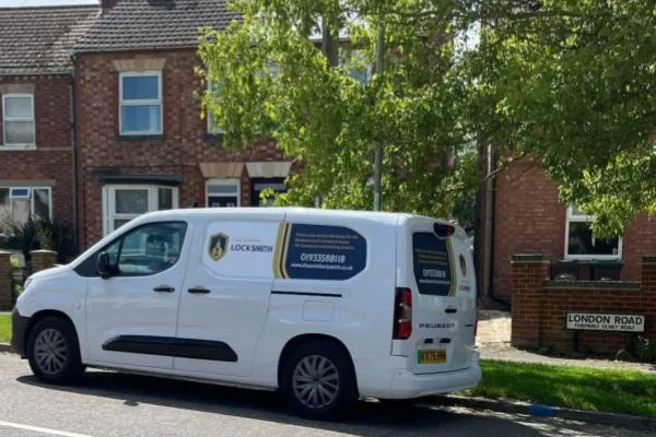 The Parish Locksmith attending a call out on London Road in Bozeat