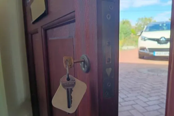 Existing Chubb British Standard lock inspected as part of a home security assessment