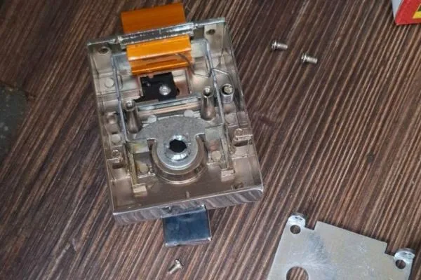 Internal lock case opened for repair during a locksmith job in Higham Ferrers.