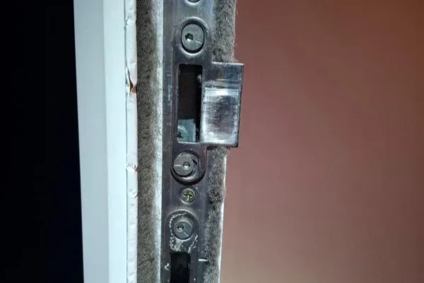 Multipoint lock keep and locking point checked during adjustment