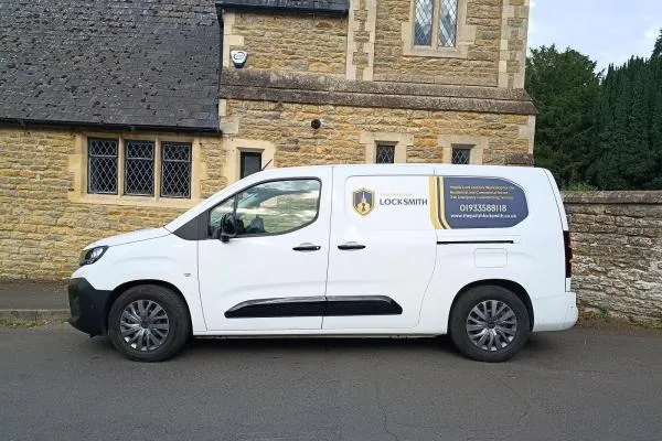 he Parish Locksmith van in Wellingborough