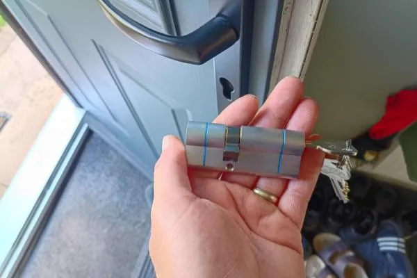 Anti-snap lock upgrade for a residential door