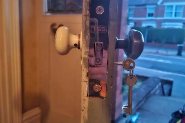 Lock fitting in Stanwick for wooden door
