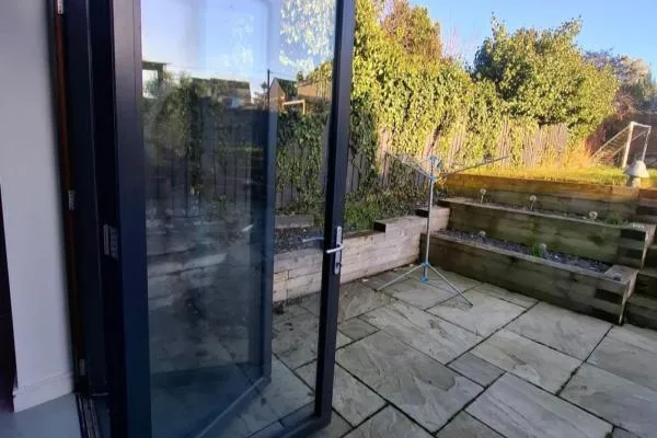 Door repair in Ringstead on an aluminium bi-fold door