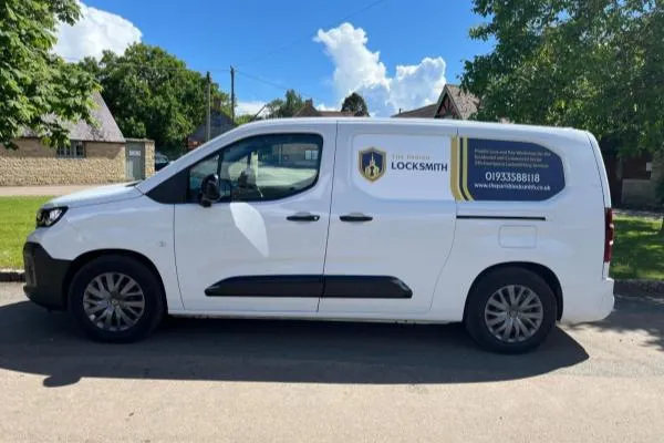 Castle Ashby locksmith service van