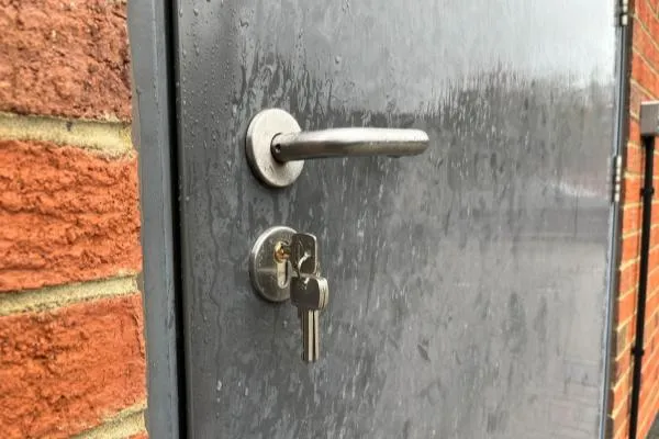 Steel door repair